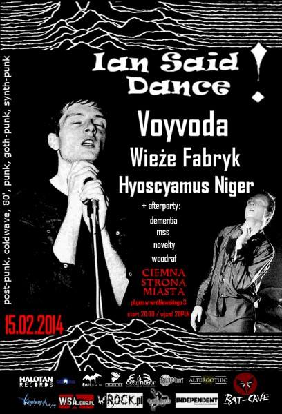 Ian Said Dance - plakat