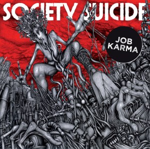 Job Karma - Society Suicide (2014, okładka płyty winylowej)