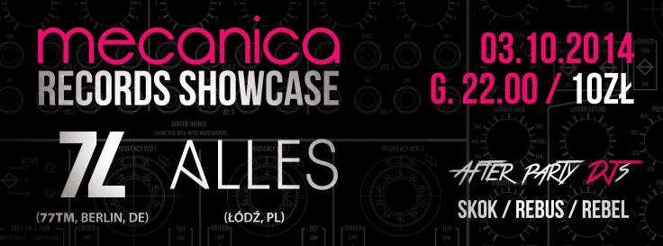 Mecanica Records Night - plakat promocyjny