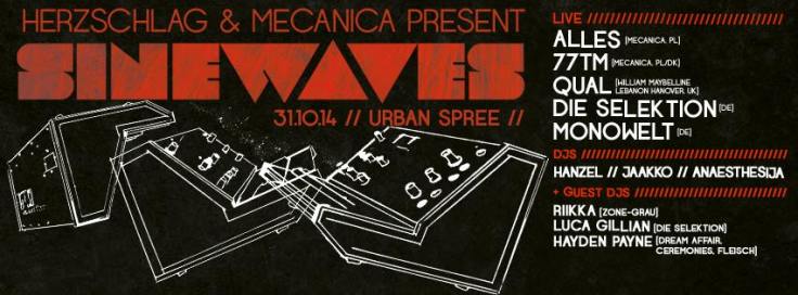 Sinewaves - plakat promocyjny