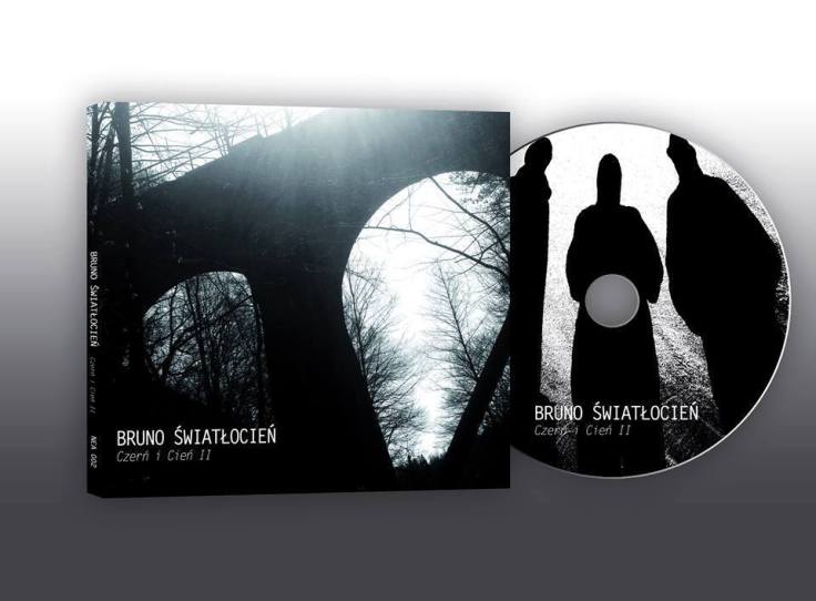 Bruno ŚwiatłoCień - Czerń i Cień II (okładka i płyta CD; zdjęcie: Bronisław Ehrlich; projekt: Maciej Mehring)