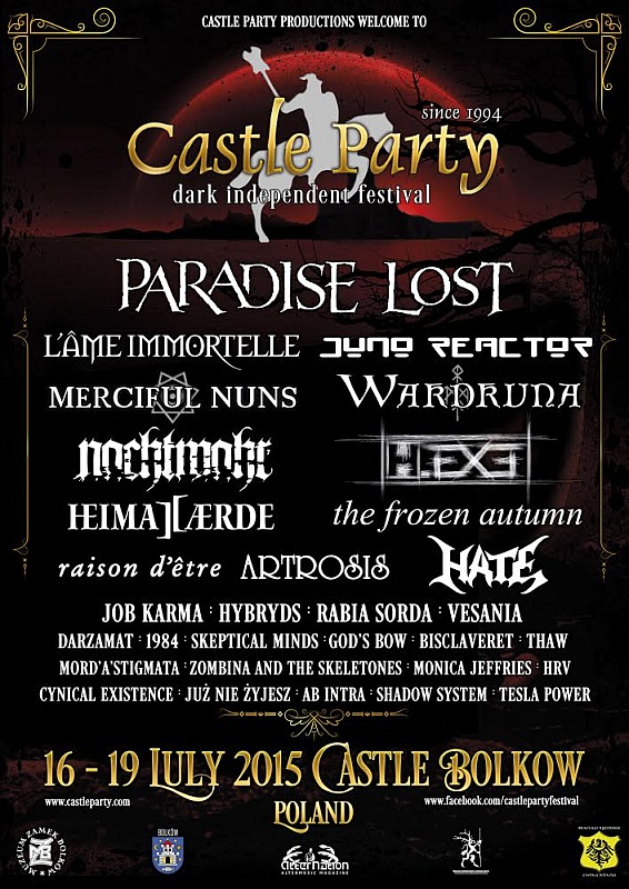 Castle Party 2015 - plakat