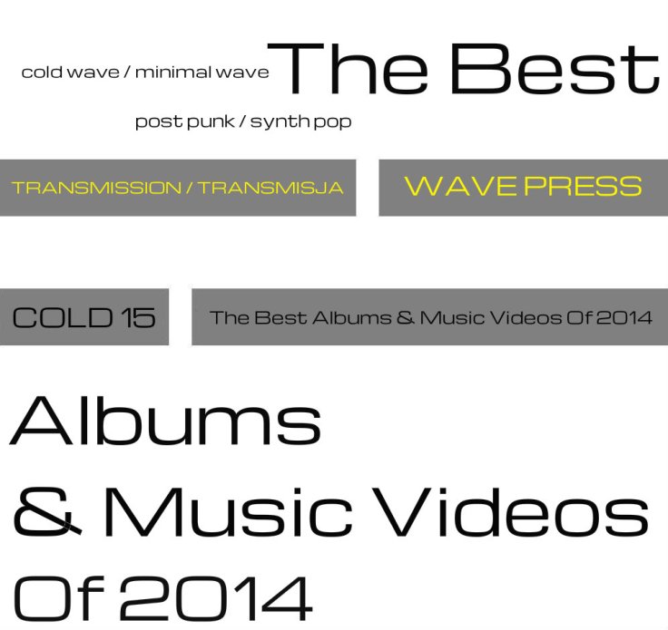 Cold 15 - TOP 2014 [cold wave / minimal wave / post punk / synth pop]