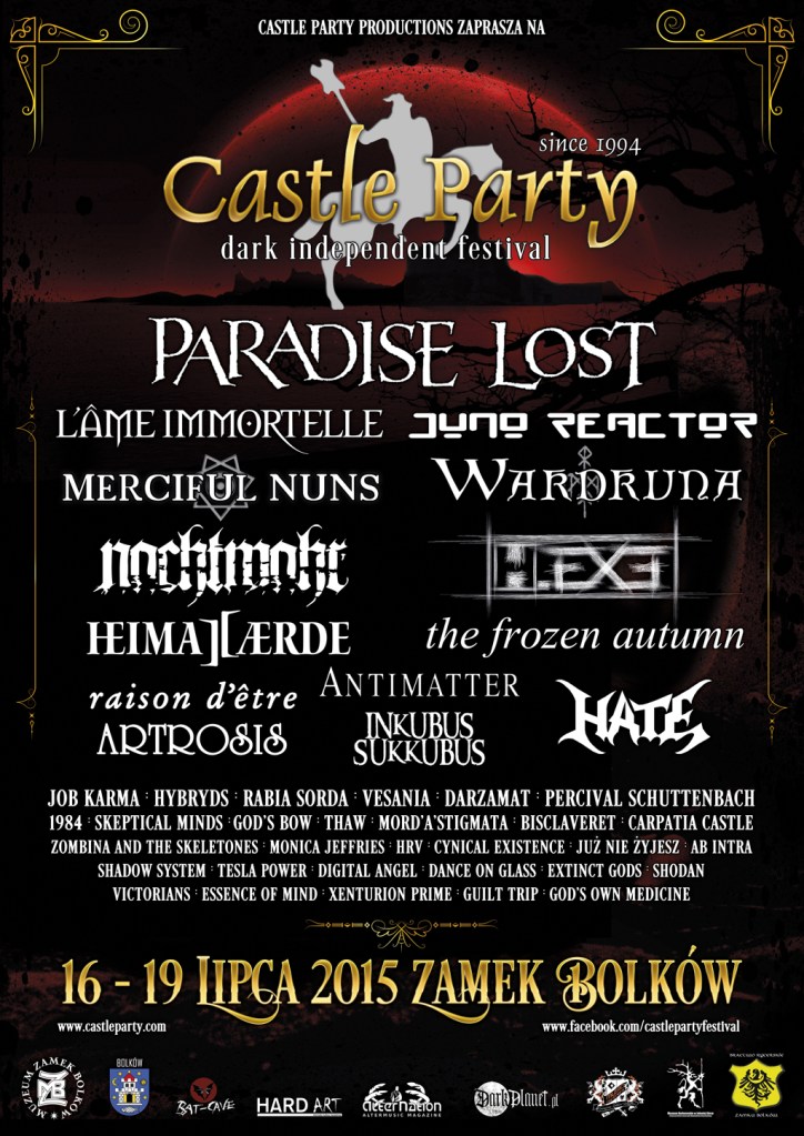 Castle Party Festival 2015 - plakat