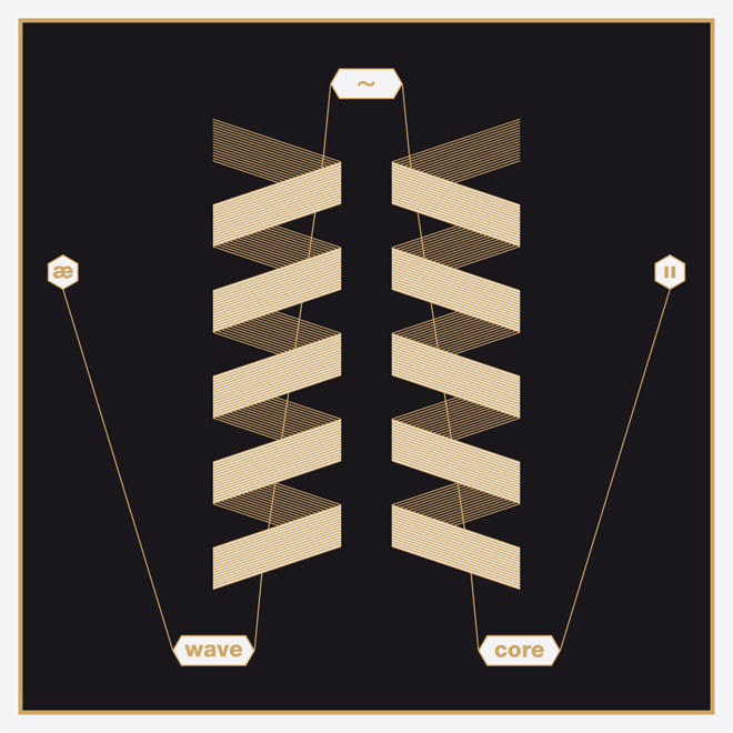 Wavecore 2 (2013) - minimalizm szaty graficznej wydawnictw z serii Wavecore jest także jednym z ich wyróżników.