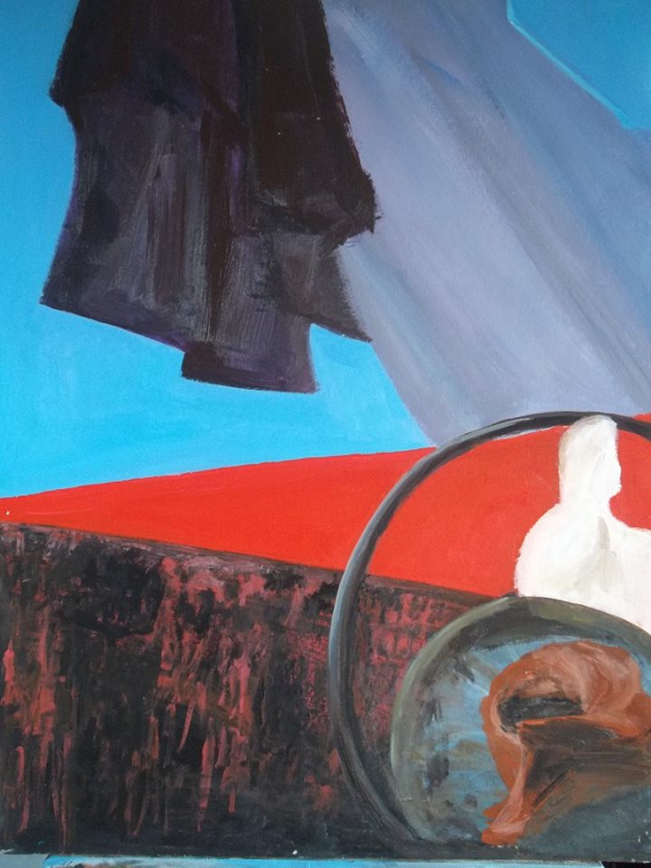 Martwa natura. Akryl na kartonie (100 / 70). © Anita Zawadzka (2013)