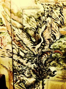 Dominika Daszewska - bez tytułu (fragment obrazu na drzwiach)