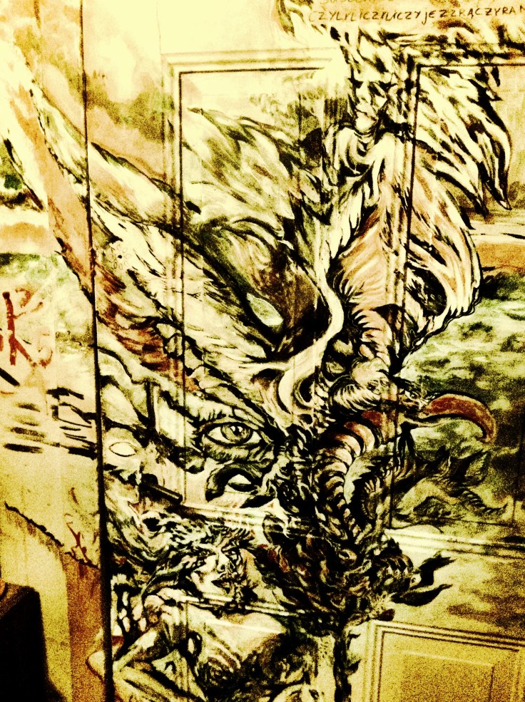 Dominika Daszewska - bez tytułu (fragment obrazu na drzwiach)