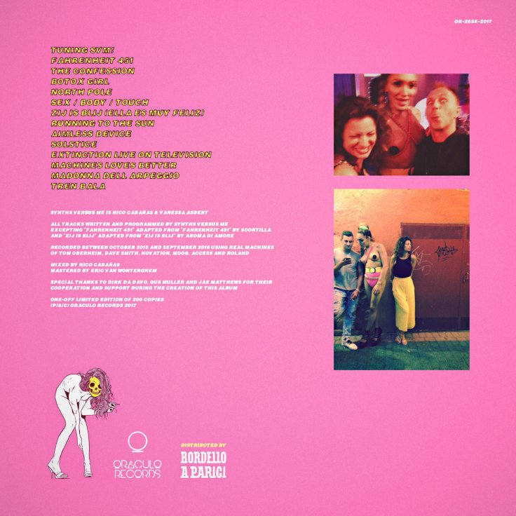 Synths Versus Me - Sex/Body/Touch