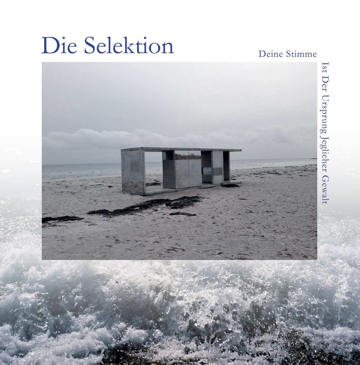 Die Selektion - Deine Stimme Ist Der Ursprung Jeglicher Gewalt (LP; 2017)
